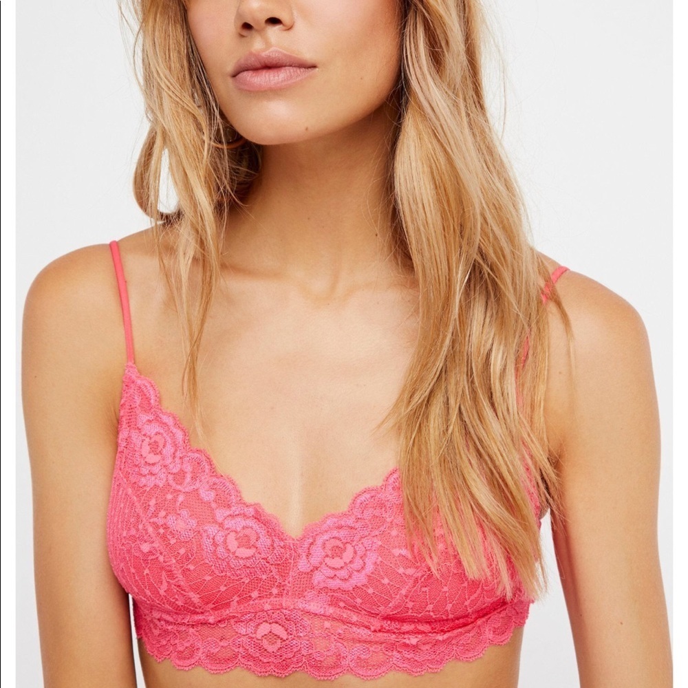 free people essential lace sweetheart bralette